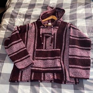 Authentic Baja hoodie / drug rug hoodie size XL